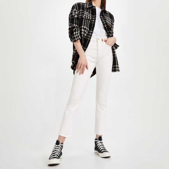 CITIZEN of HUMANITY High Rise Slim Ankle White Jeans - Size 26 - Picture 3 of 14